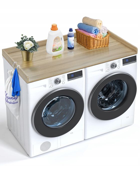VEVOR blat drewniany do pralki I suszarki 1370X700X69MM premium dębowy