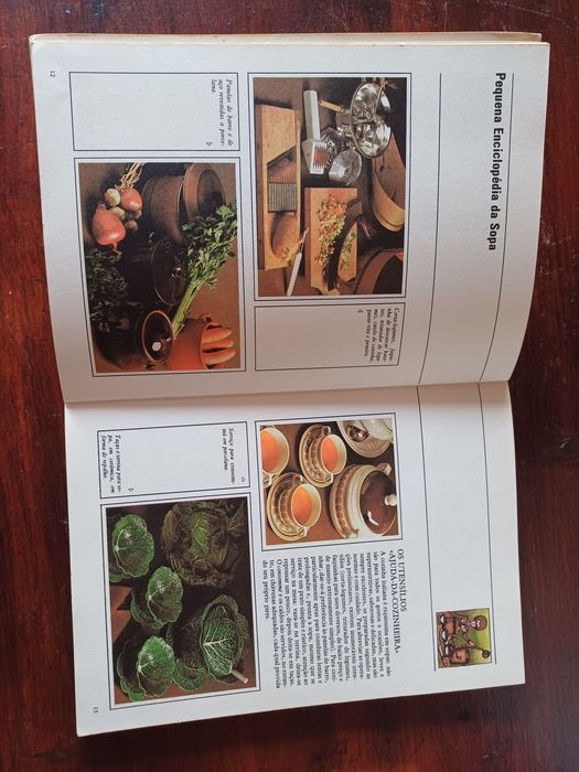 Livro de culinária "As sopas - Os triunfos da boa cozinha"
