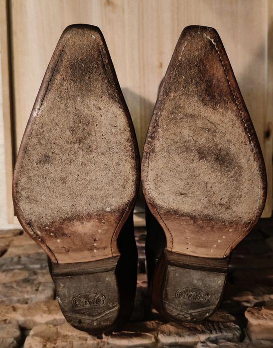 Kowbojki SANCHO skóra cowboy boots 44