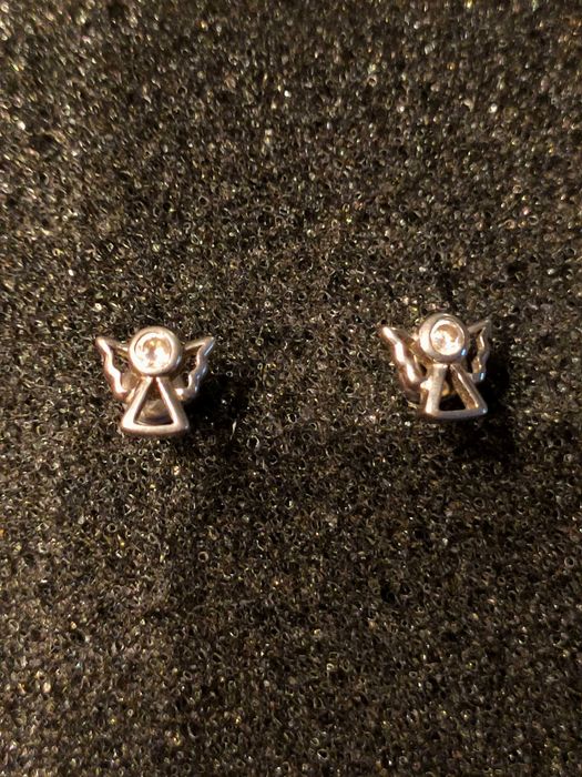 Kolczyki srebrne z cyrkonią