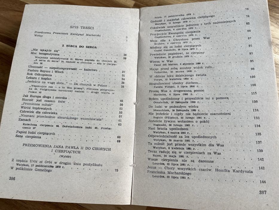 Cierpienie ma tysiąc twarzy Jan Paweł II i chorzy