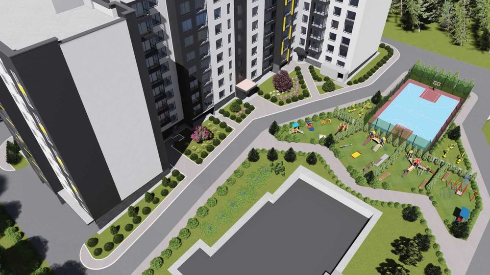 Продаж 1-кімнатної квартири в новобудові від забудовника, район Бам