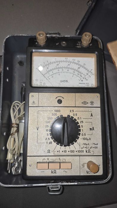КомбінованИЙ прилад Ц4315. Радянський мультиметр