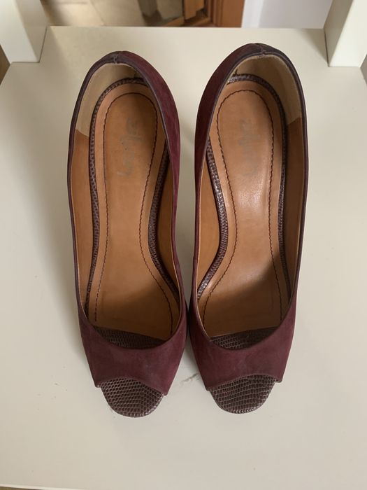 Sapatos cor bordeaux Zilian