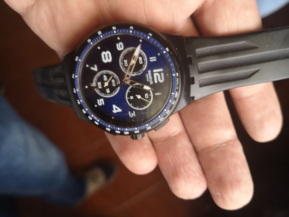 Relógio swatch azul