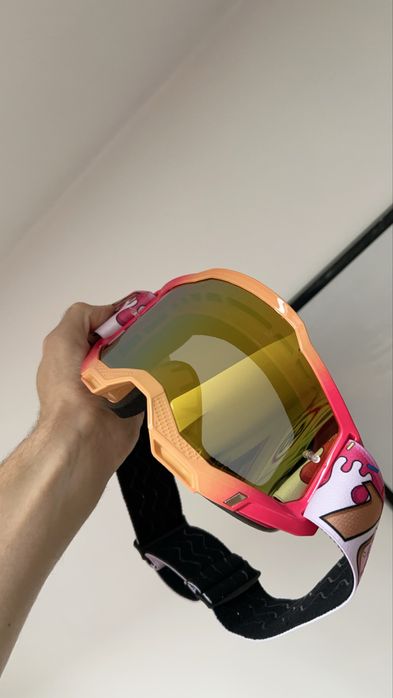 Gogle MX Cross Enduro narty MTB 100%