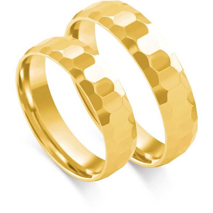 Złote Obrączki Ślubne Nowa Kolekcja AJUBILER