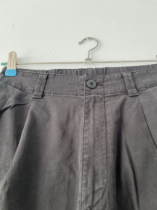 Котонові штани джинси джогери з високою посадкою uniqlo