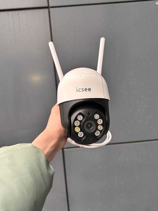 Вулична камера відеоспостереження ICSEE WiFi чорно-біла A8WB