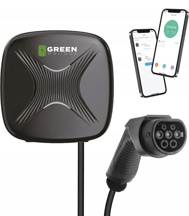 Szybka ładowarka samochodowa  Smart Wallbox 22 kw z Aplikacją