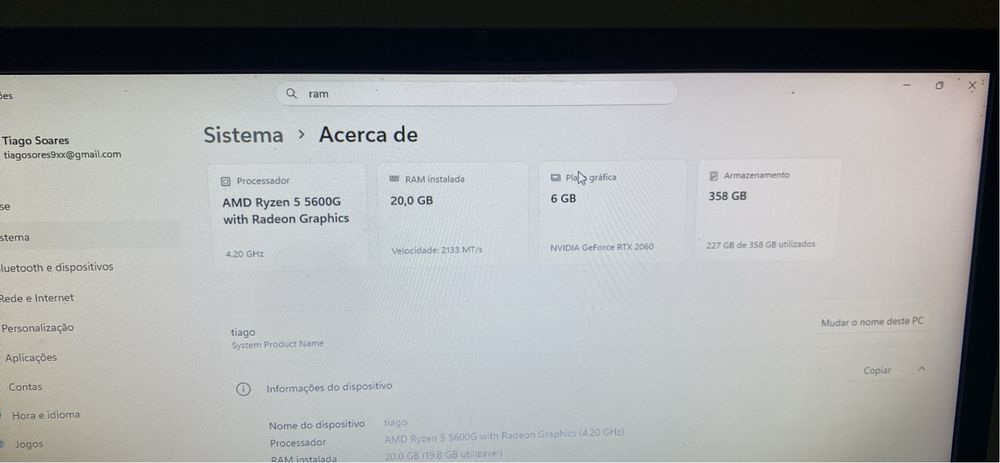 PC Gaming Completo  Máquina Impecável.
