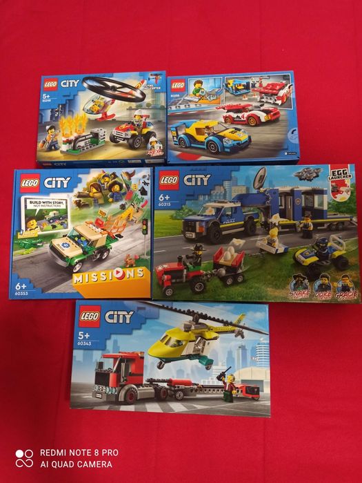 Lego City Novos na caixa vários modelos