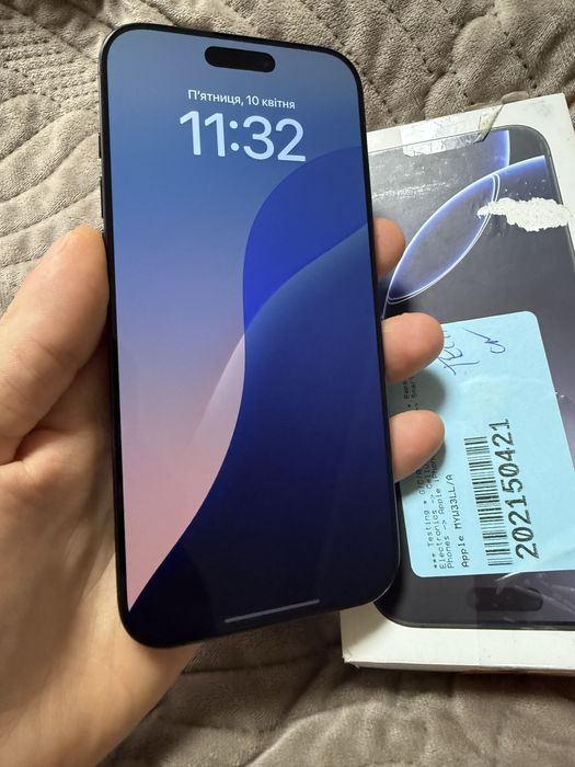 Iphone 16pro max 256 новий icloud
