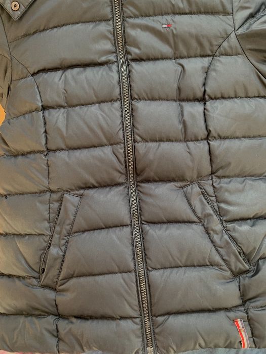 Kurtka puchowa, pikowana, Tommy Hilfiger z kapturem
