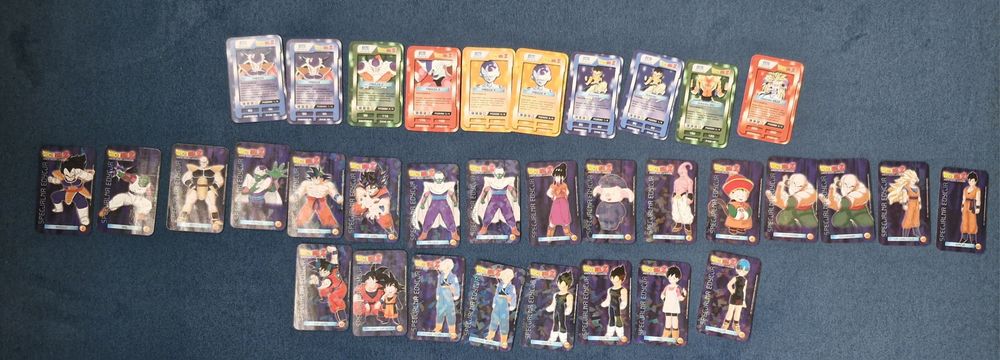 Karty dragonball 156szt. Z tego 43szt. Duplikaty