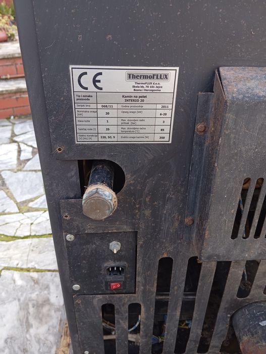 Caldeira aquecimento central a pellets