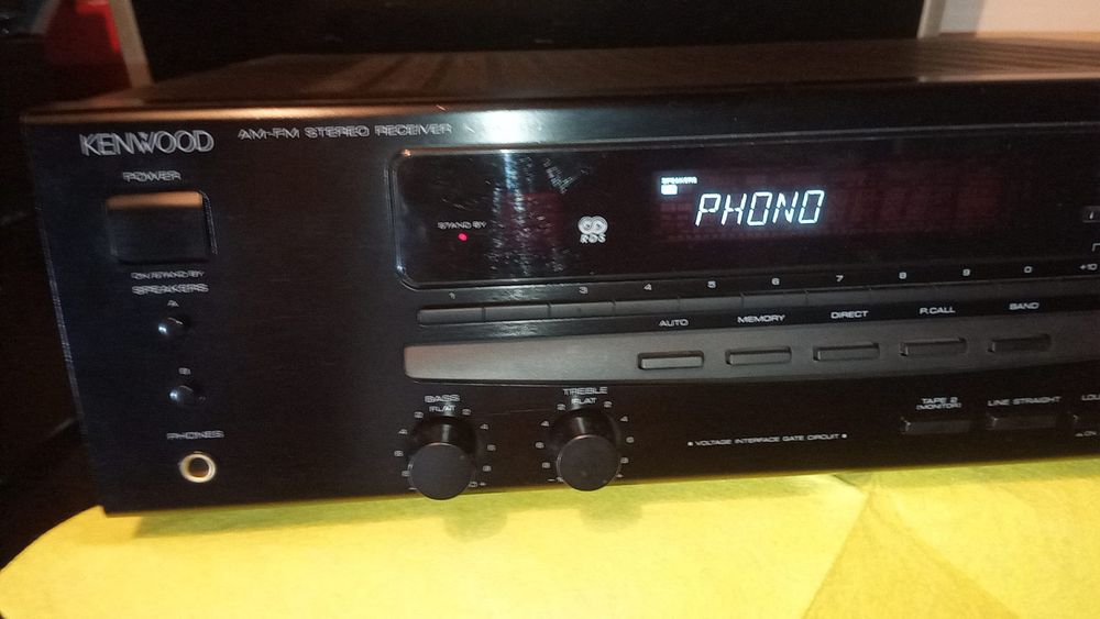 Amplificador Kenwood com radio RDS