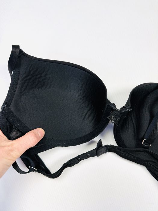Biustonosz push-up 75B czarny