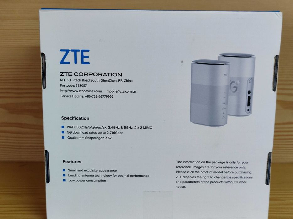 ZTE 5G MC888 Router SIM Wi-Fi 6.Roteador