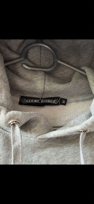 Szara bluza chrome hearts x matty boy L grey hoodie cross