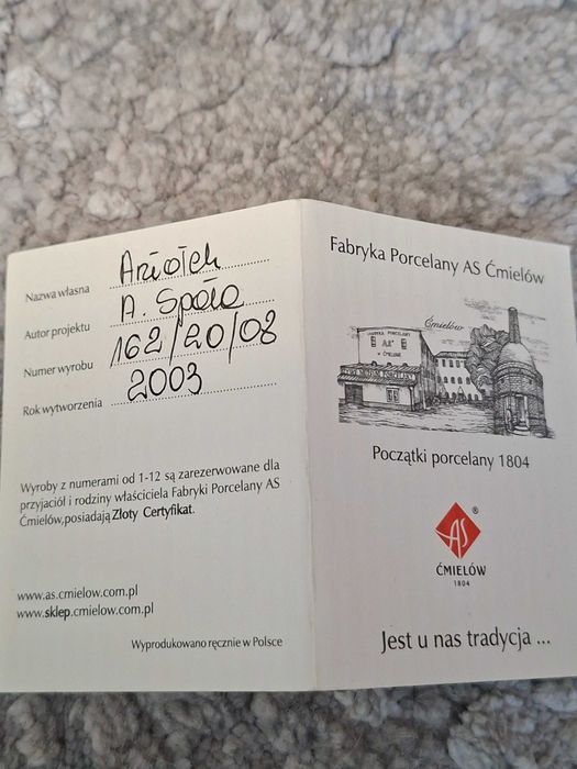 Glowa aniołka Ćmielów AS