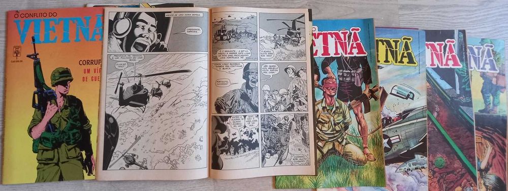 BD “O Conflito do Vietnã” – Coleção completa 1 a 10