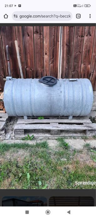 Sprzedam beczkę  ocynkowaną