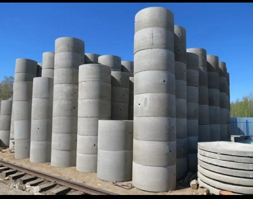 Бетонні кільця, кришки, дніща, люки