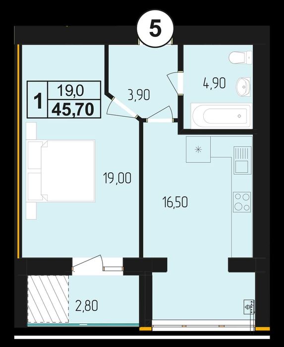 1 кім квартира в ЖК МріяЗолочів