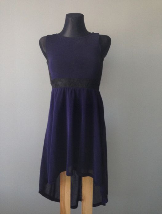 H&m zwiewna sukienka letnia elegancka z koronką xs