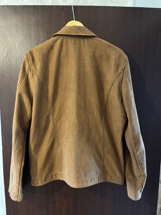 Куртка Косуха Pull&Bear із Штучної Замші Рижа Руда