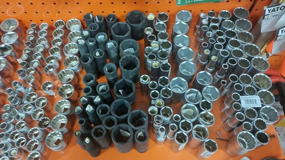 Головки торцевые 1/2, 3/4, 1 дюйм(а). E-профиль.