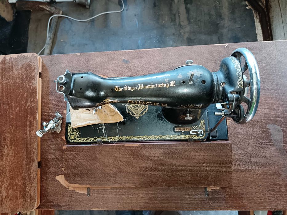 Maquina de costura antiga singer