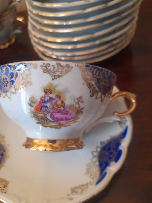 Serviço de chá Barenthet Waldsassen Bavaria