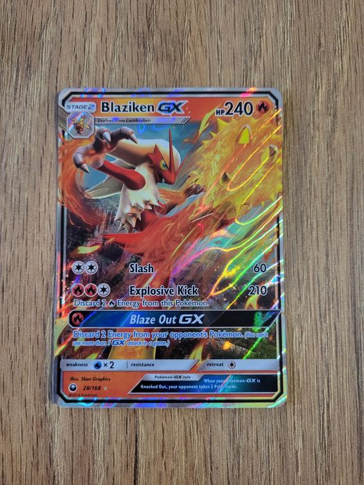 Blaziken GX - (Celestial Storm) karta Pokemon TCG