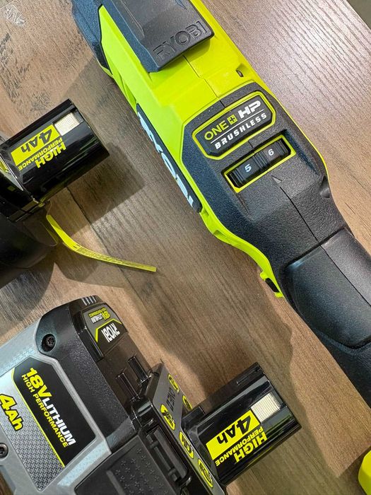 RYOBI PBLMT51K3SB Multitool Narzędzie wielofunkcyjne 18V HP Bezszczotkowe + 3 Akumulatory HP