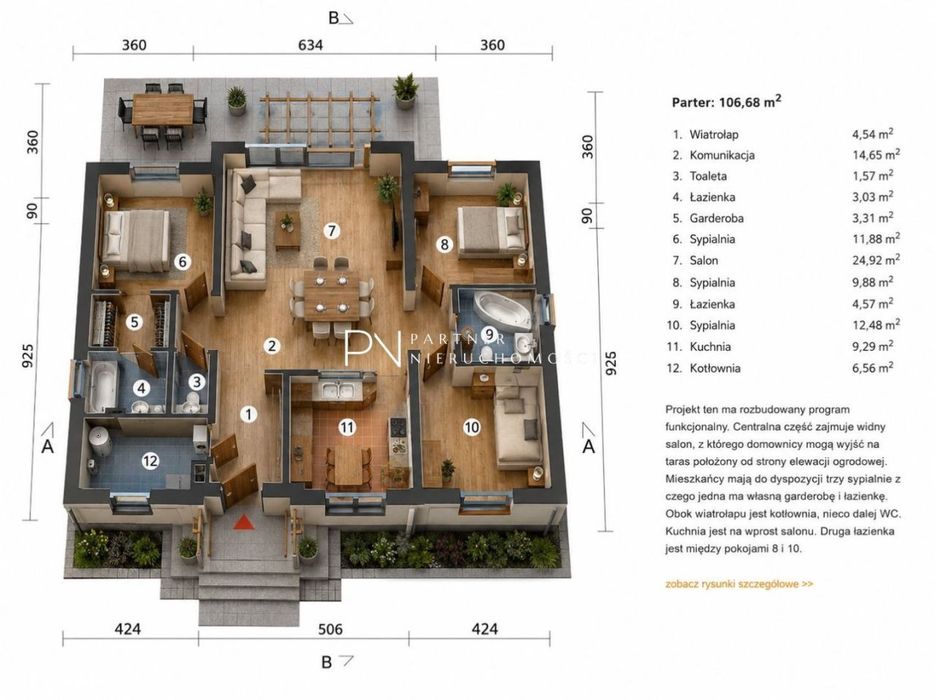 Dom przy lesie | 106 m² | Działka 681 m² | Nędza | - Widok 5