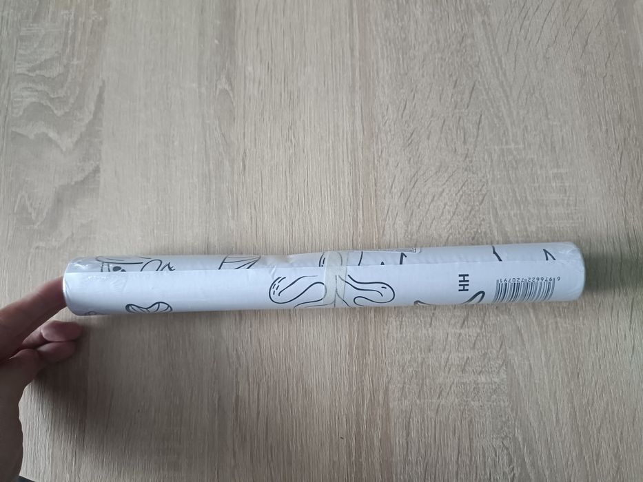 Duża kolorowanka samoprzylepna 3m rybki