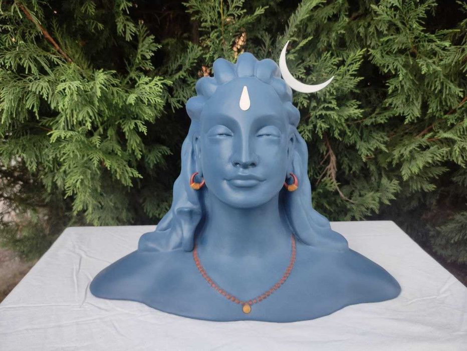 Adiyogi Shiva - Busto artesanal