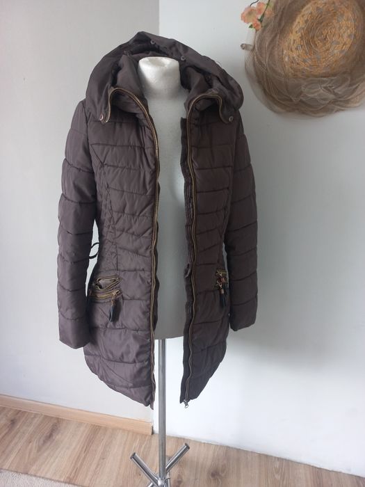 Kurtka zimowa pikowana płaszczyk S