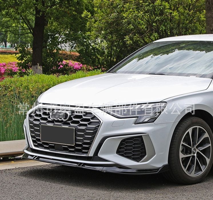 Сплиттер губа накладка бампера Audi A3 А3 диффузор сплітер спойлер
