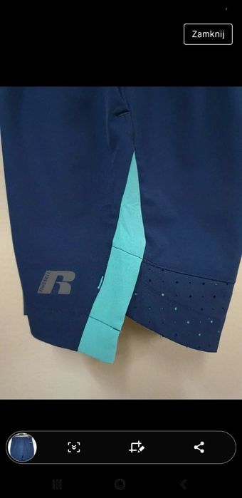 Russell krótkie spodenki szorty sportowe 4/5lat