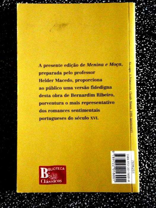 Menina e Moça Bernardim Ribeiro