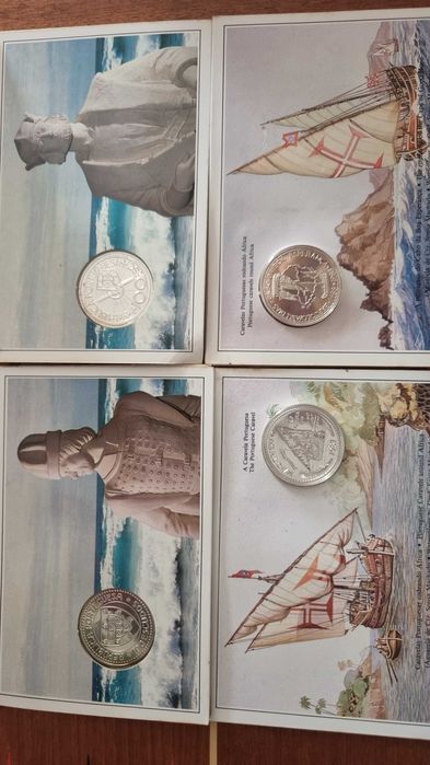Moedas Prata de Coleção dos Descobrimentos Portugueses