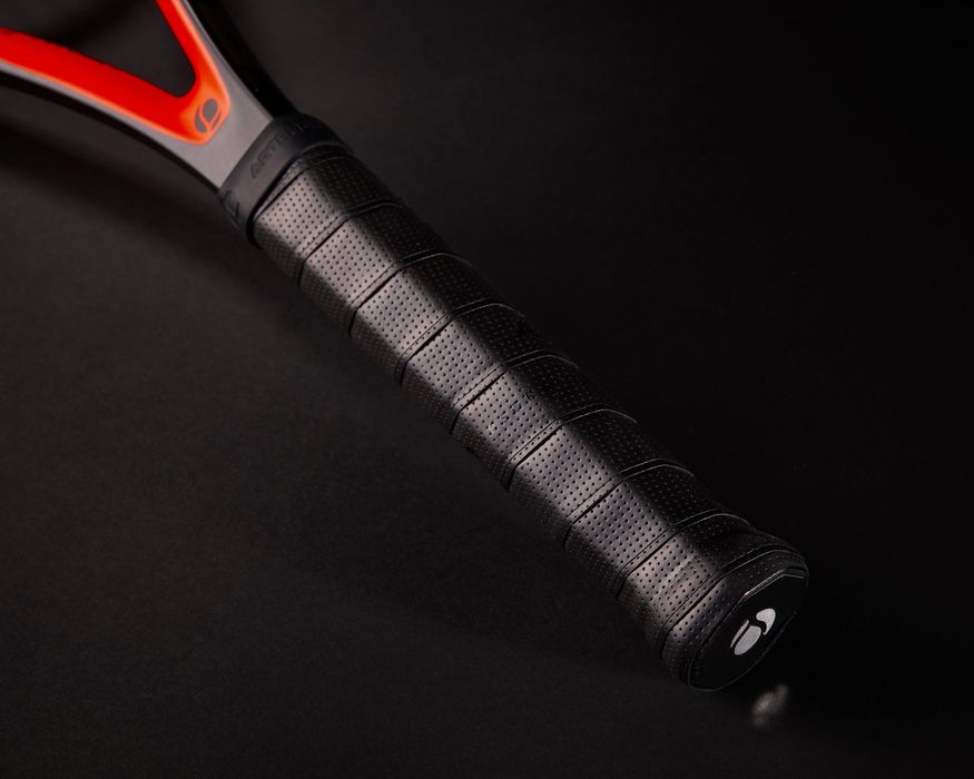 RAQUETE DE TÉNIS TR990 PRO ADULTO PRETO VERMELHO