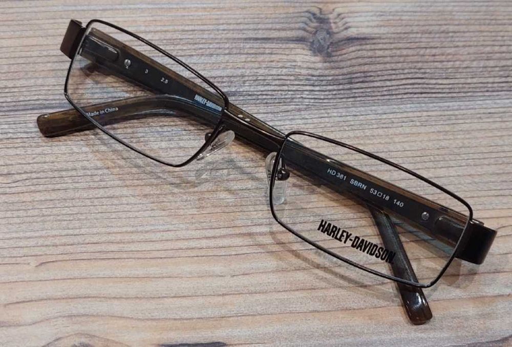 Duże męskię  metalowę oprawki HD 381 od Harley Davidson!