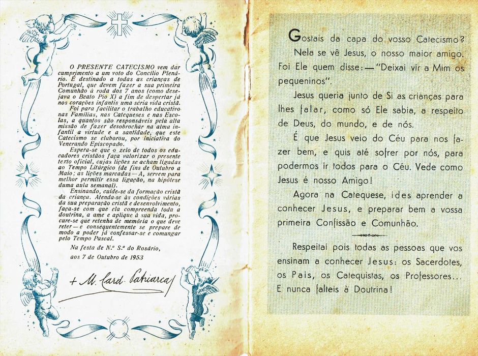 Catecismo da 1ª Comunhão 1953