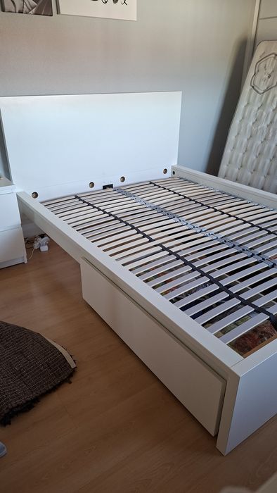 Cama MALM 140x200 + 2 gavetas
