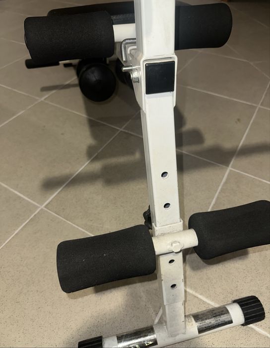 Banco de Abdominais Curvo / Fitness + Conjunto de Halteres