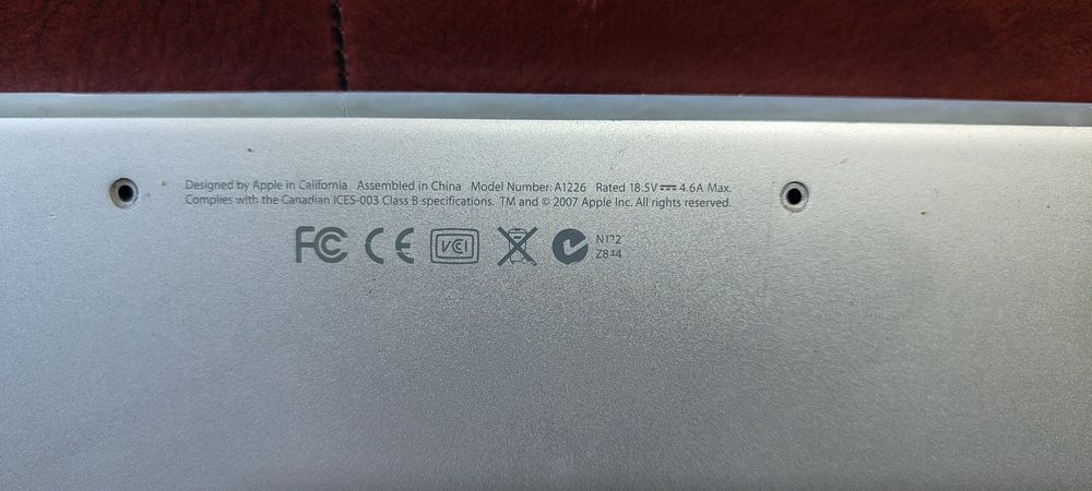 Portátil Mac peças